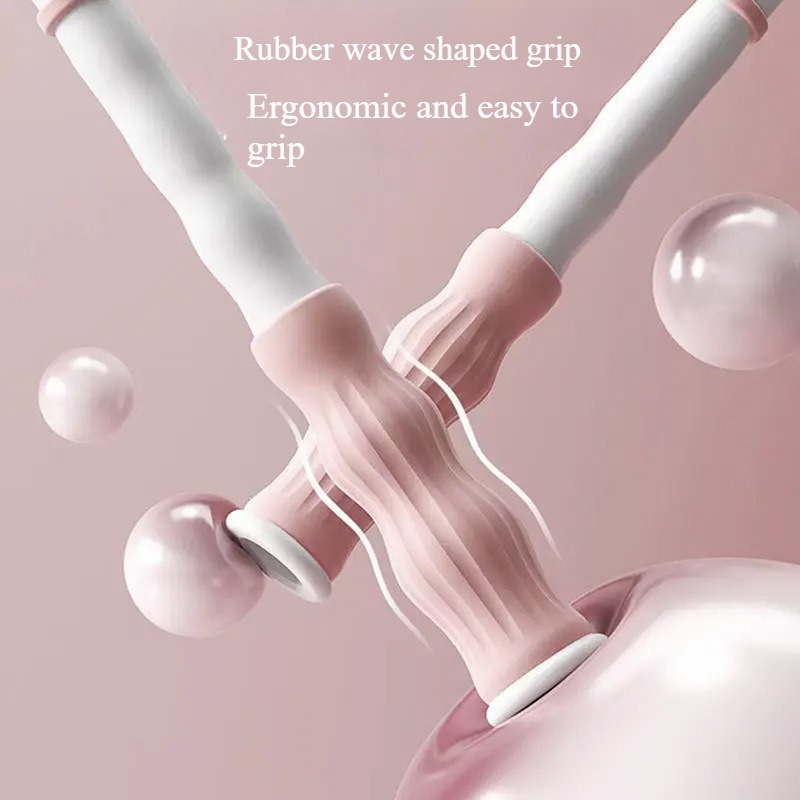 2.8M corde d'exercice corde à sauter bambou PVC débutant adulte enfant doux perlé sans enchevêtrement segmenté Fitness câble à sauter entraînement