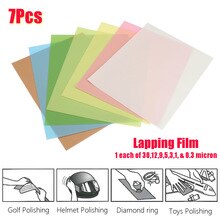 Microfinishing Sheet Lapping Film Assortment 30,12,9,3,1,5 0.3Micron