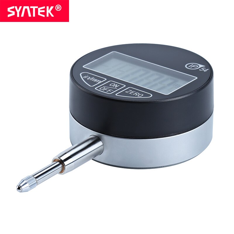 Syntek indikatorområde 0-25.4mm 1 tum  ip54 oljesäkra elektroniska digitala urklockor 0.01mm digitala mätklockor metriska tum