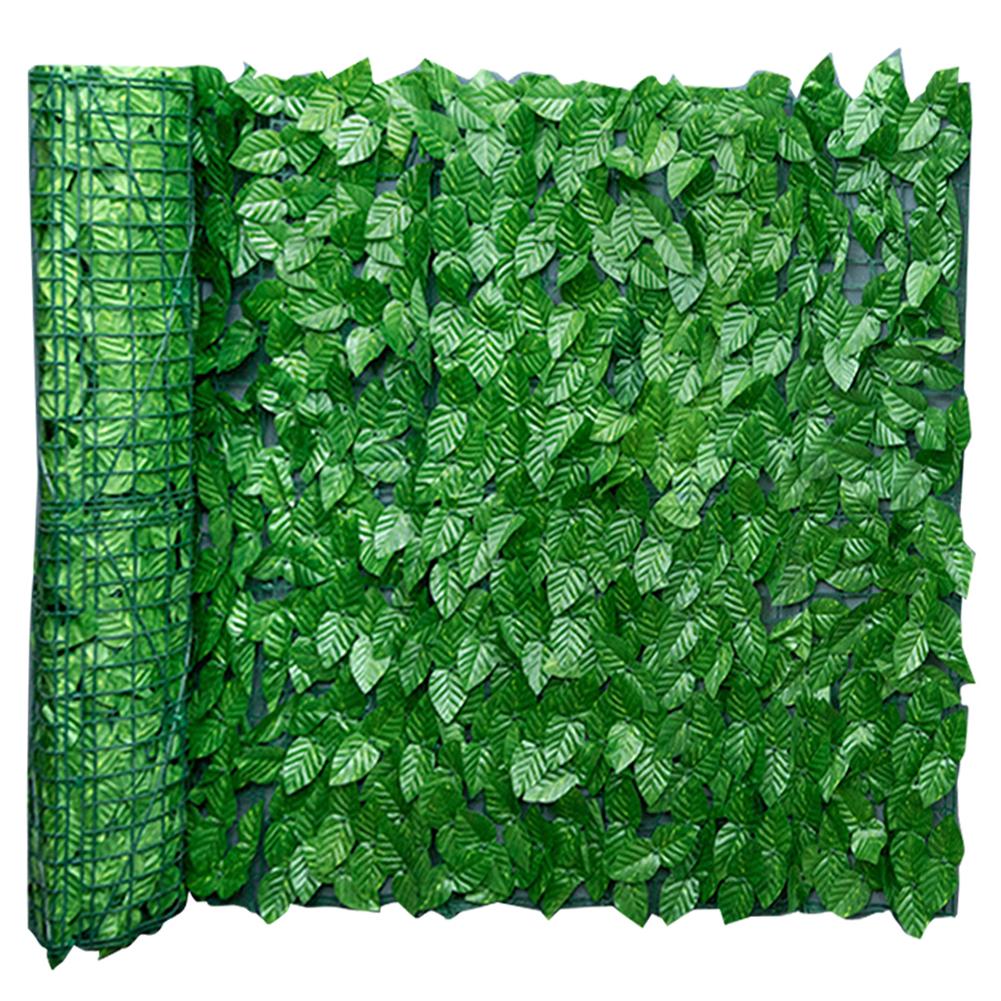 Kunstig bladplante screening simulering mospaneler anti-uv væghegn hjem haven baggrund dekor indretning tilbehør: C