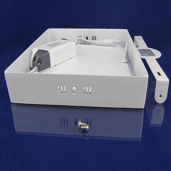 Vierkante opbouw led plafondlamp panel downlight platte moderne lamp 3 w/6 w/12 w/18 w cutingAC185-265V smd2835 aluminium