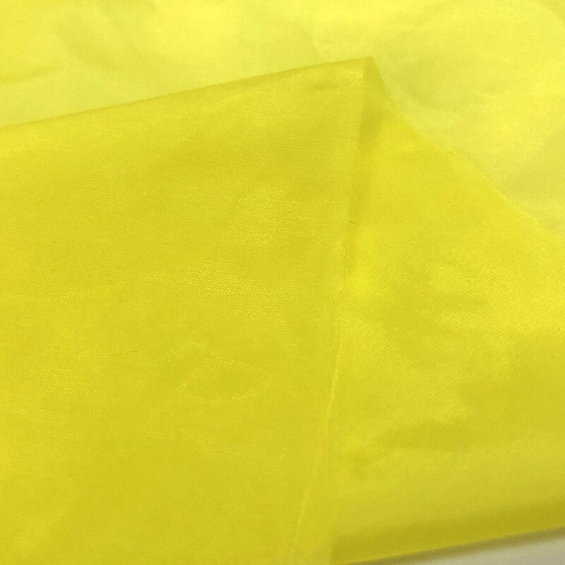 Tissu en Nylon Ultra-fin pour Protection solaire, 50x150cm, pour vêtements, bricolage, couture artisanale, accessoires: Yellow