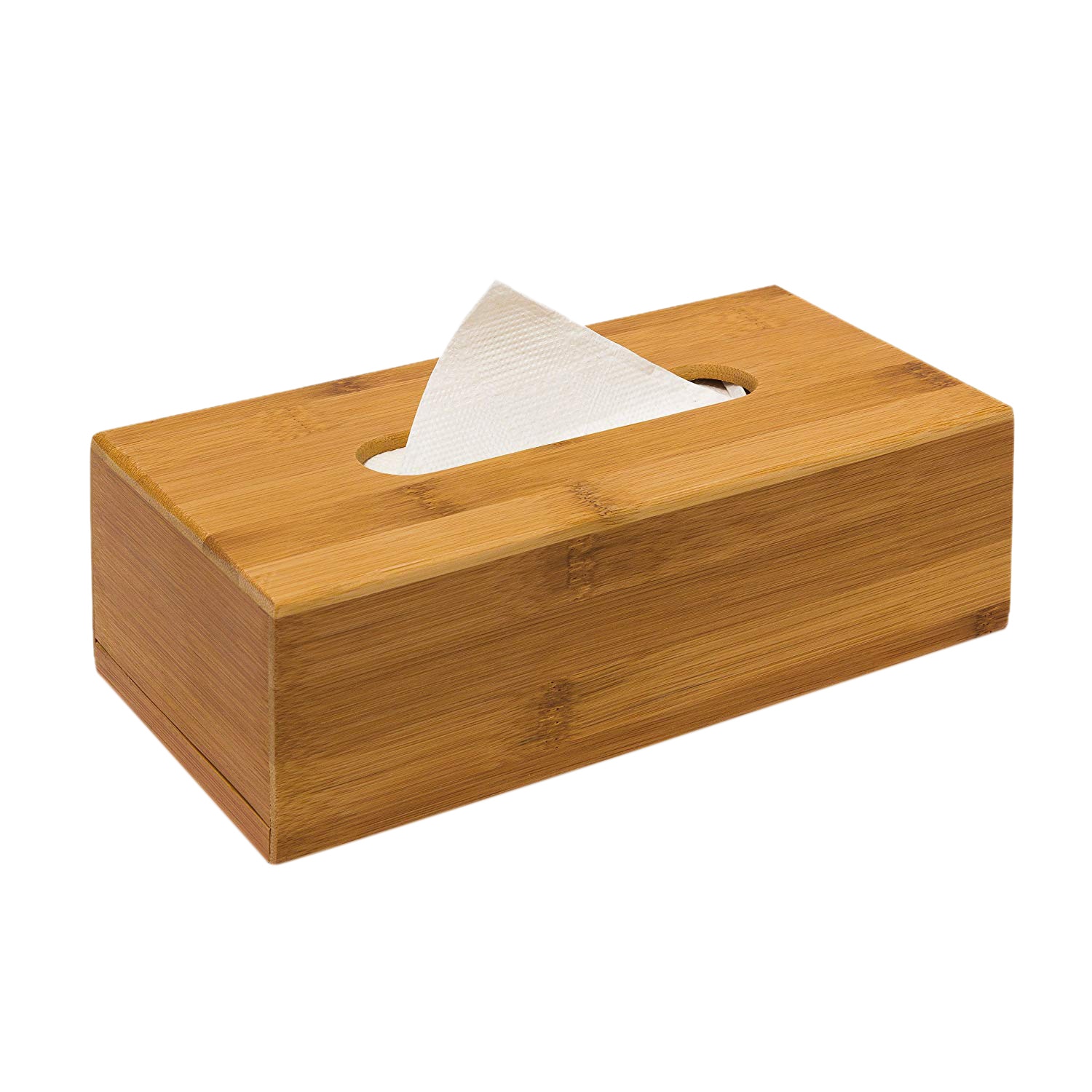 Bamboe Doos 7.5X24X12 Cm Kan Worden Gebruikt Voor Papieren Zakdoeken, als Papieren Handdoek Dispenser Met Verwijderbare Bodem Als Een Cosmetische