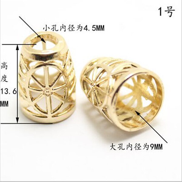 Boucle de suspension en métal de , corde à porter, cordon décoratif, verrouillage du point d'extrémité du cordon, accessoires pour vêtements de bricolage multi-styles, 100 pièces: Laiton antique