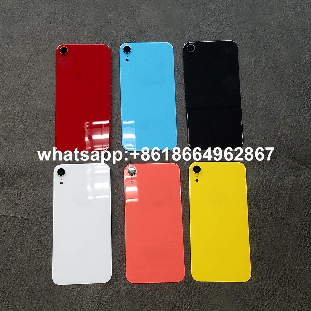 Back Glass Replacement Battery Cover With Camera Lens Back Housing Glass Cover For XR Mobile Phone Housings & Frames