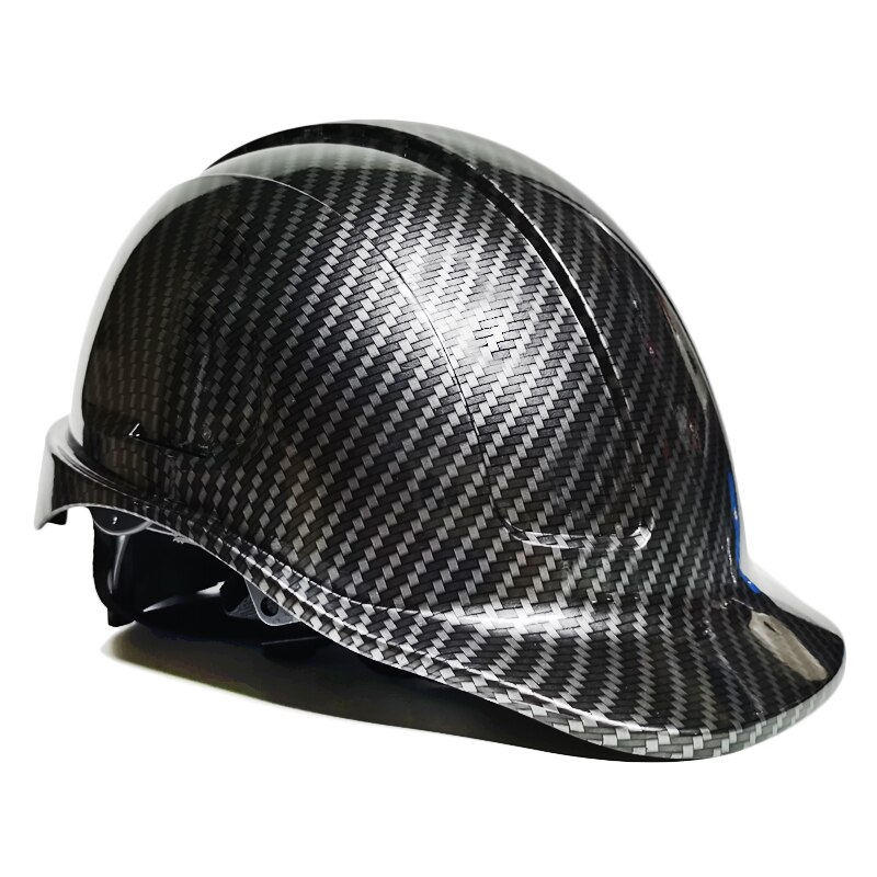 Construction Hard Hat Carbon Fiber ABS Safety Helmet Protective Helmets Working Riding Mine Cool