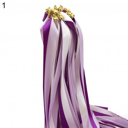 10 stuks handzaam lint met houten stokbel bruiloft feest rekwisieten decoratie interactief hulpmiddel groot goedkoop: 1