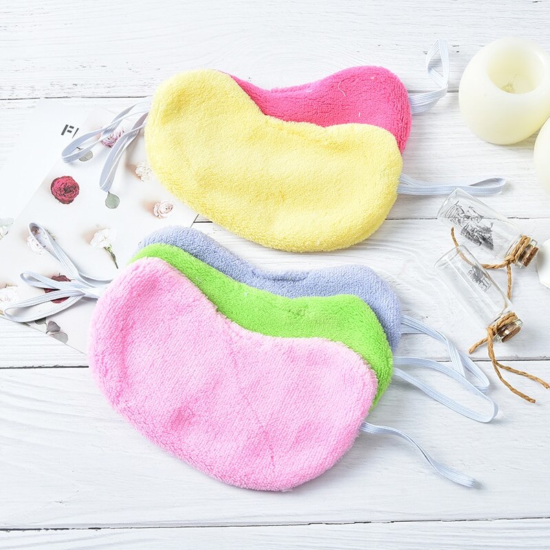 Cotton Sleep Rest Comfort Eye Mask Blindfold Shield Patch Sleeping Aid Eye Cover Eyeshade 1pc Random Color