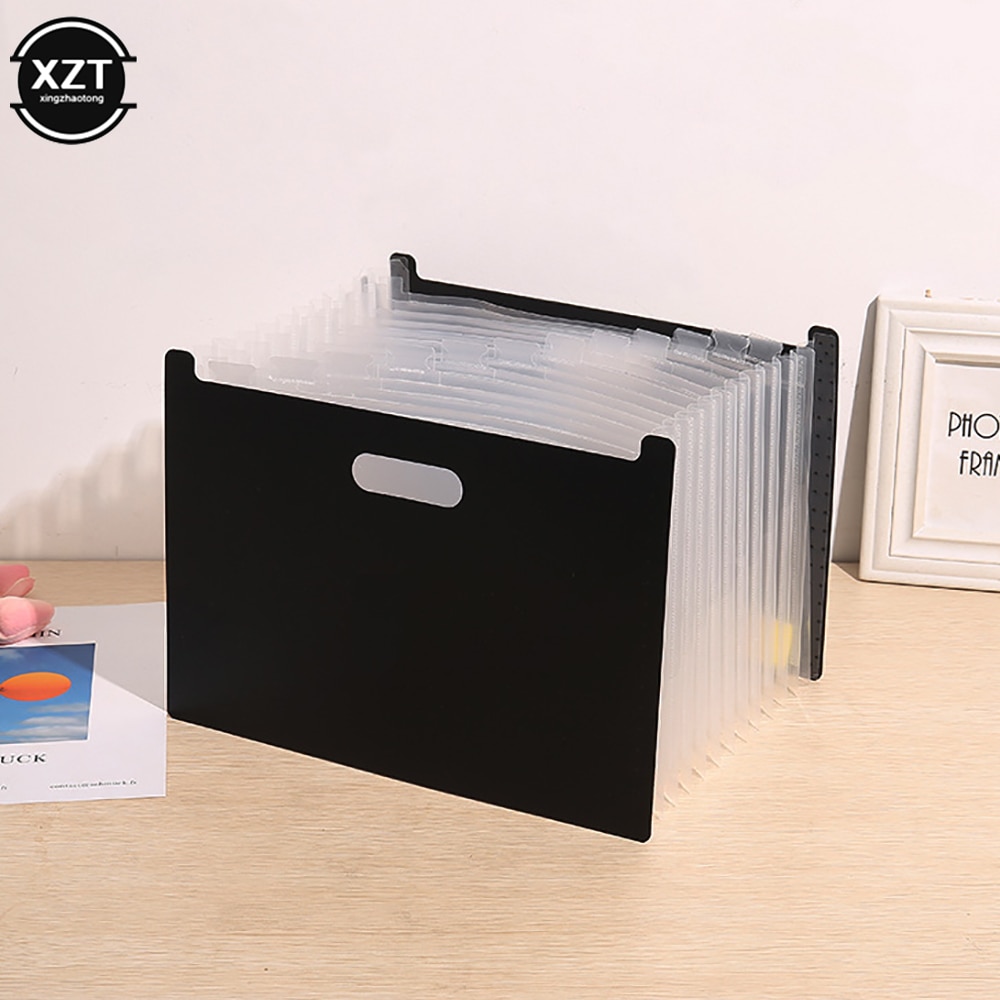Cartella di estensione tasche funziona fisarmonica ufficio A4 file gestore cartella a fisarmonica verticale per documenti attività commerciale scrivania organizer