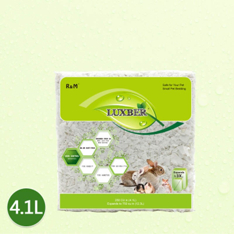 Hamster absorberend papier katoen cavia kattenbakvulling hamsterkooi papier zaagsel schoonmaakmiddelen 570g: Maat -3