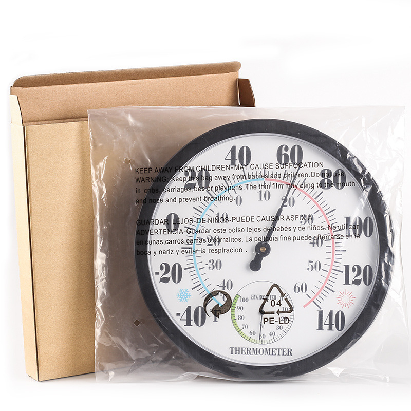 25cm thermometer indoor high precision pharmacy thermometer and hygrometer laboratory warehouse industrial thermometer