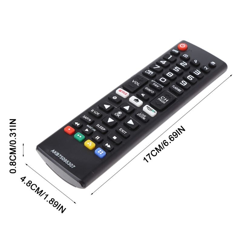 Telecomando Sostitutivo Per LG AKB75095308 – TV LED Con Tasto Netflix, Nessuna Programmazione