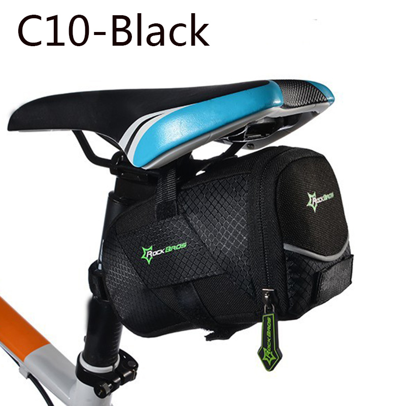 ROCKBROS – sacoches de selle de vélo imperméables et réfléchissantes, 4 couleurs, accessoires de cyclisme pour siège extérieur: C10