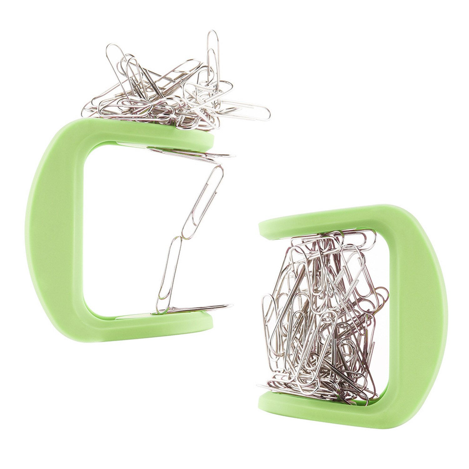 Magnetisk silikone papirclips svingende holder kontor skrivebord opbevaring organizer skrivebord legetøj indretning