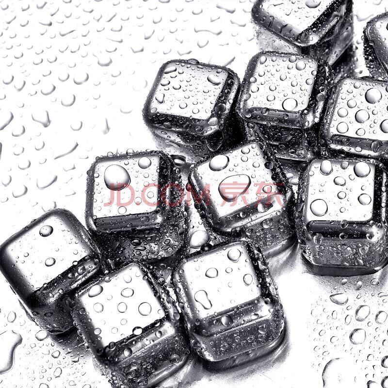 Reusable Stainless Steel Whiskey Stones Rocks Food Grade Ice Cubes Beer Wine Cooler Candy Bar KTV Supplies