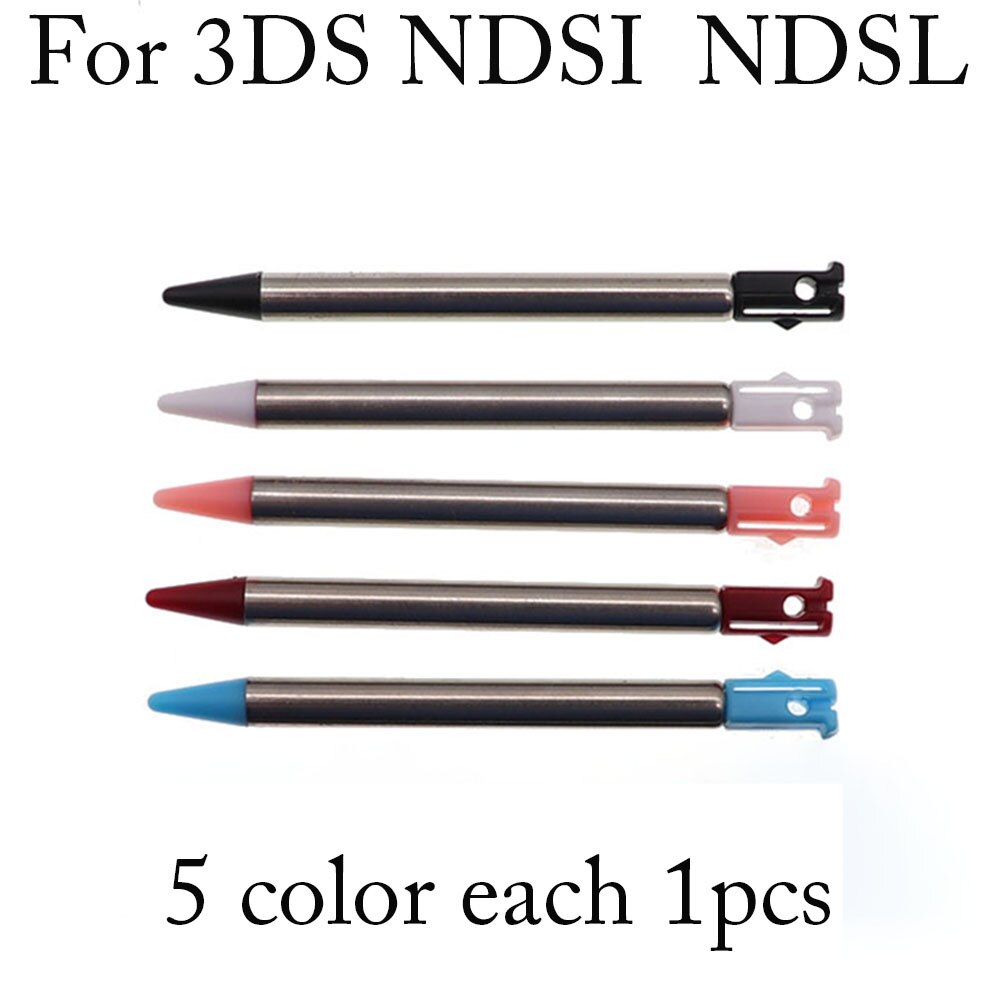 TingDong Retractable Metal Touch Screen Stylus Pen Set For Nintend For 3DS XL 3DS For Nintend NDSi NDSL Gaming Accessory: F
