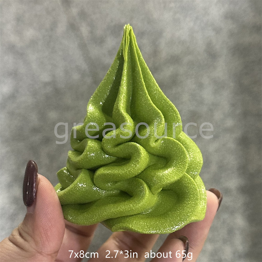 2.3 tum vit original smak mjölkglass populära gör-det-själv handgjorda leksaker lekfönster display provhuvud plastmodell gör-det-själv