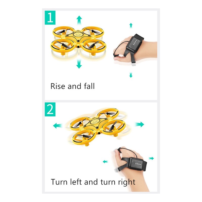 2.4G Gravity Sensor Infrared Induction Hand Watch Controlled Altitude Hold Drone