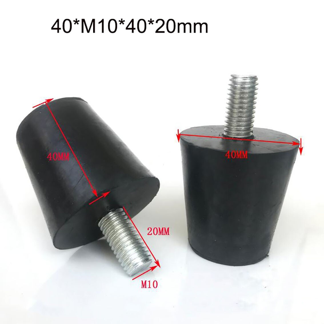 1Pcs M6 M8 M10 Black Rubber Adjustable Feet Pad Screw Chairs Furniture Leg Table Leveling Feet Pad Screw Anti-skid