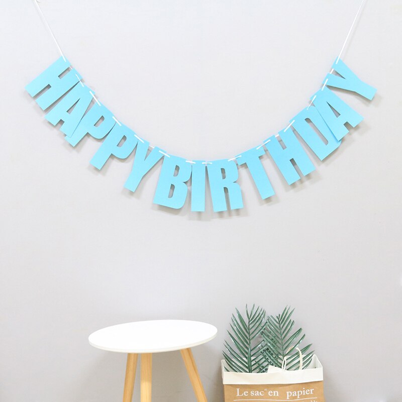 Decoración de cumpleaños para niña, pancarta de papel para de nacimiento, de cumpleaños: 8