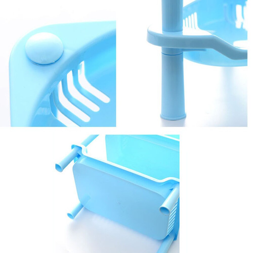 Plastic 3 Layers Bathroom Kitchen Corner Storage Rack Organizer Shower Shelf ORG Mounts & Holder Shelves