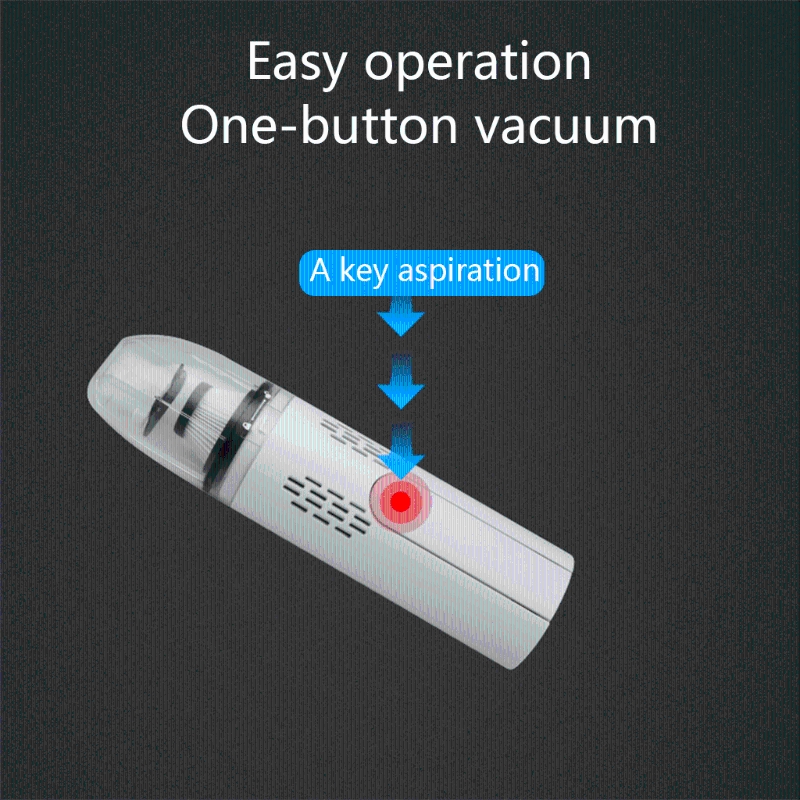 Mini Vacuum Cleaner Small Handheld Vacuum Rechargeable Dust-Buster Easy to Clean Desktop Keyboard Drawer Car Interior