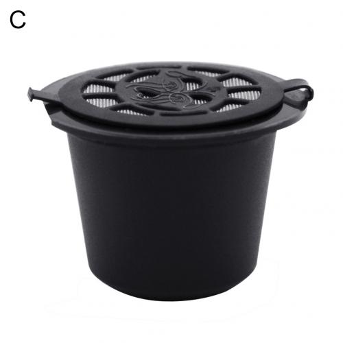 Nespresso Coffee Capsule Pod Filters Baskets Refillable Reusable Espresso Coffee Filter Cup Cafeteras Capsulas: C