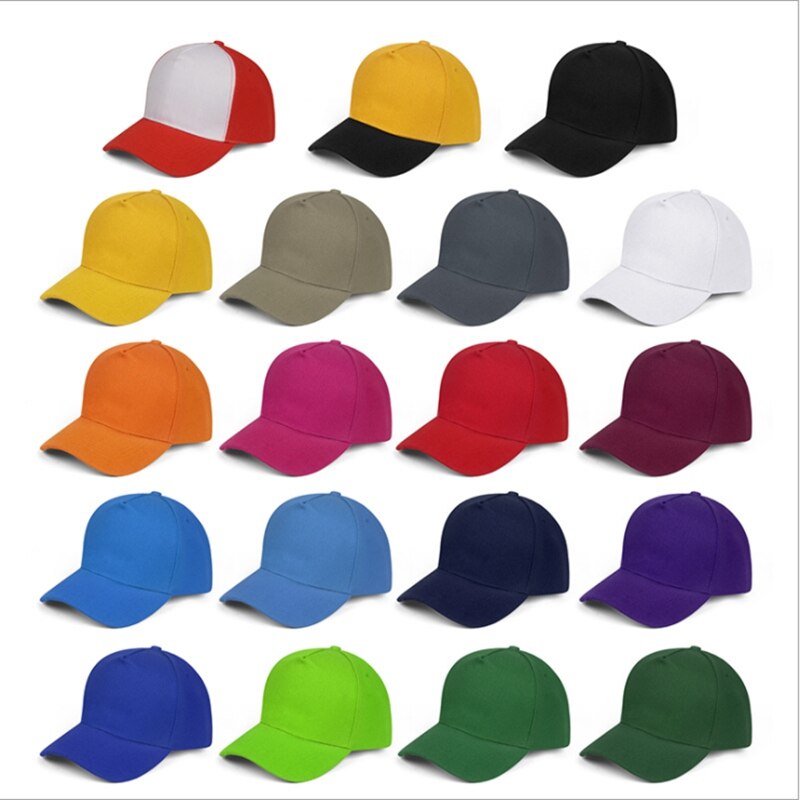 Verstelbare Splicing Vijf Stuk Hoed 19 Kleuren Vader Hoed Effen Kleur Motion Outdoor Snapbac Meerdere Kleur Klittenband Baseball Cap