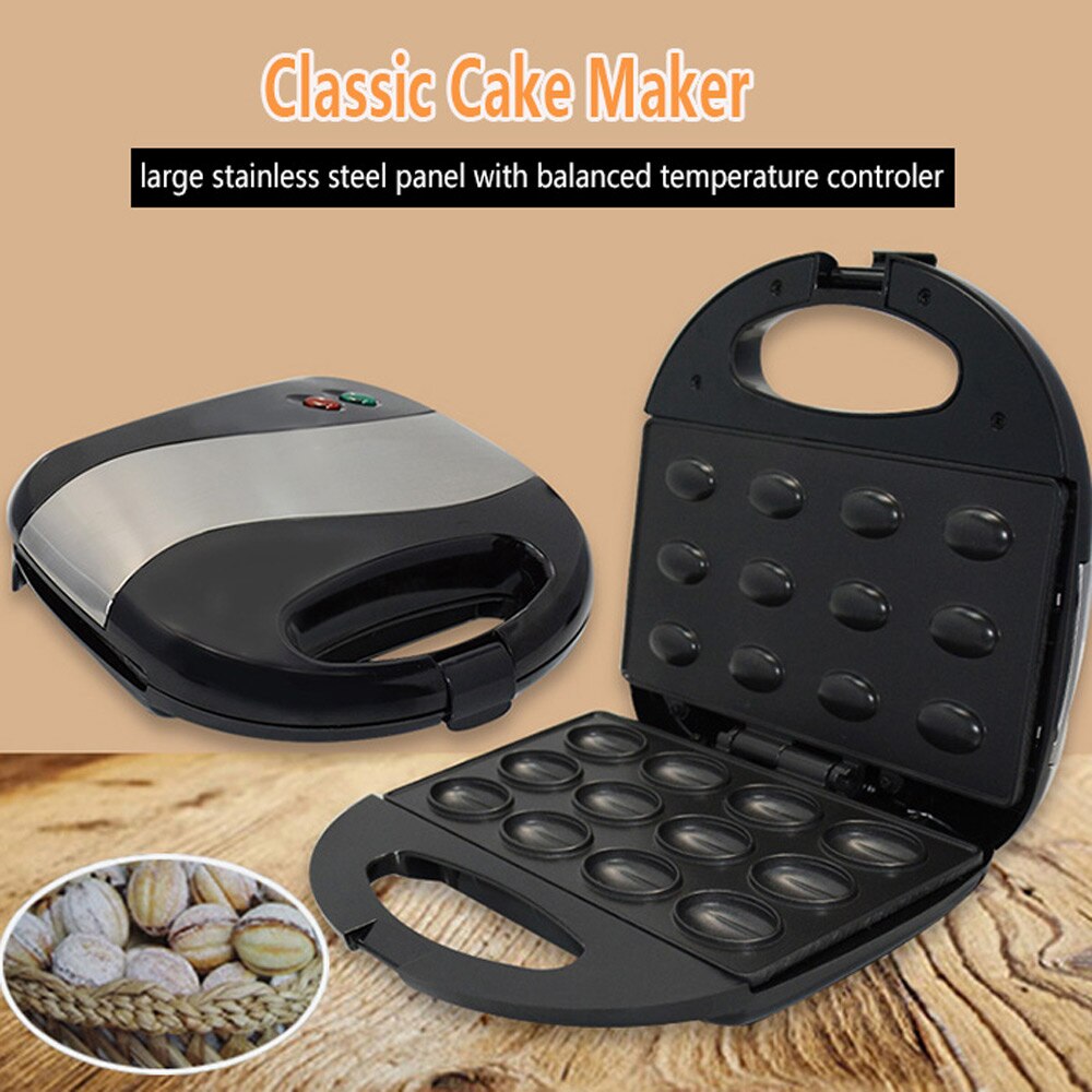 Mini Cake Waffle Maker Machine Household Nut Cake Machine Chocolate Frying Machine