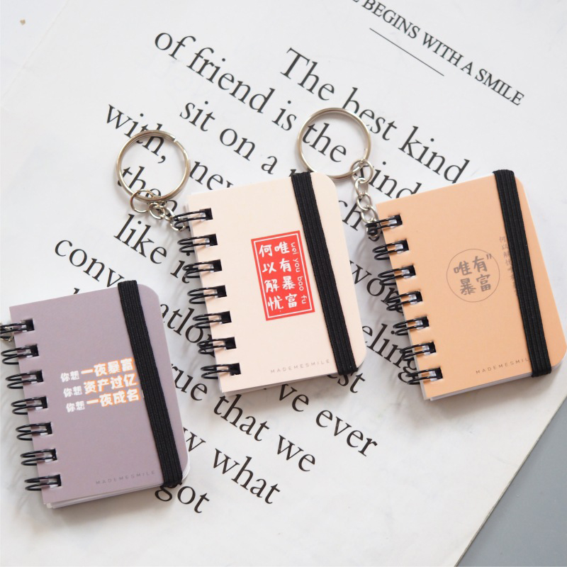 Mini Small Pocket Cute & Kawaii Notebook Coil Paper Notepad Dialy Books for School Office Supplise Stationery