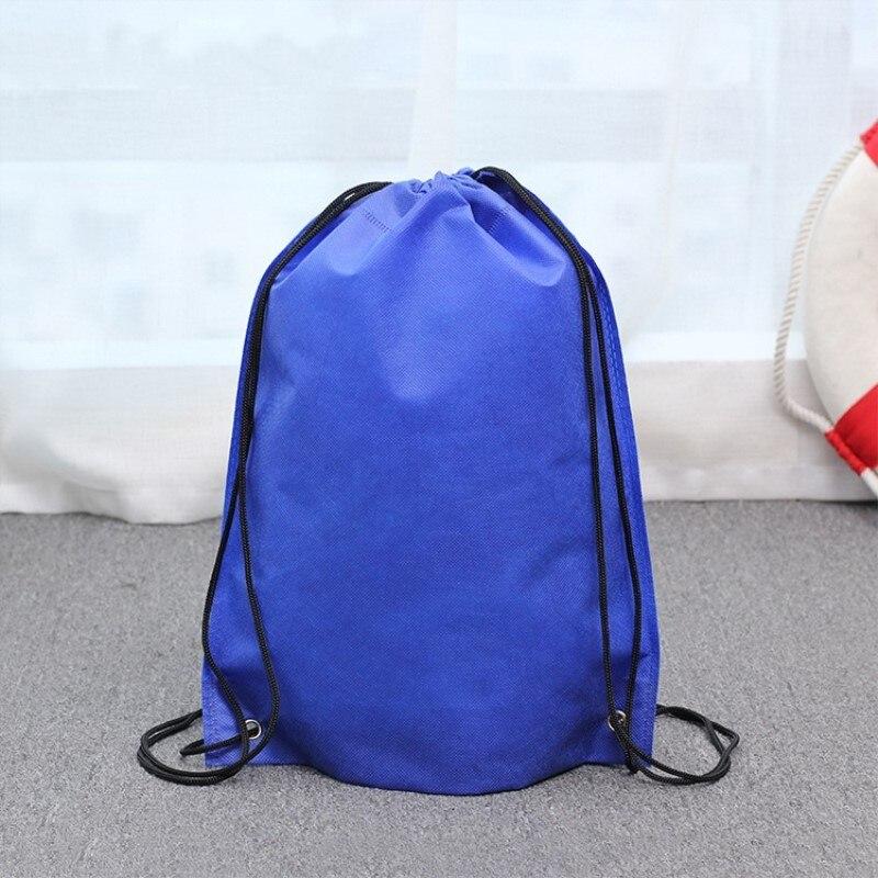 Nuovo sacchetto della spesa riutilizzabile zaino borse in tessuto Non tessuto borsa Shopping String per alimenti/regali/scarpe/articoli vari