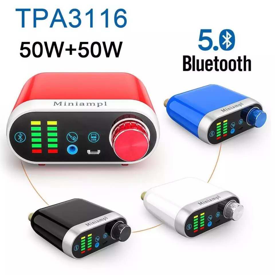 Mini Audio- HiFi Bluetooth 5,0 HiFi Energie Verstärker Klasse D Tpa3116 Digital Ampere USB Soundkarte AUX 50W * 2 Heimat Audio-