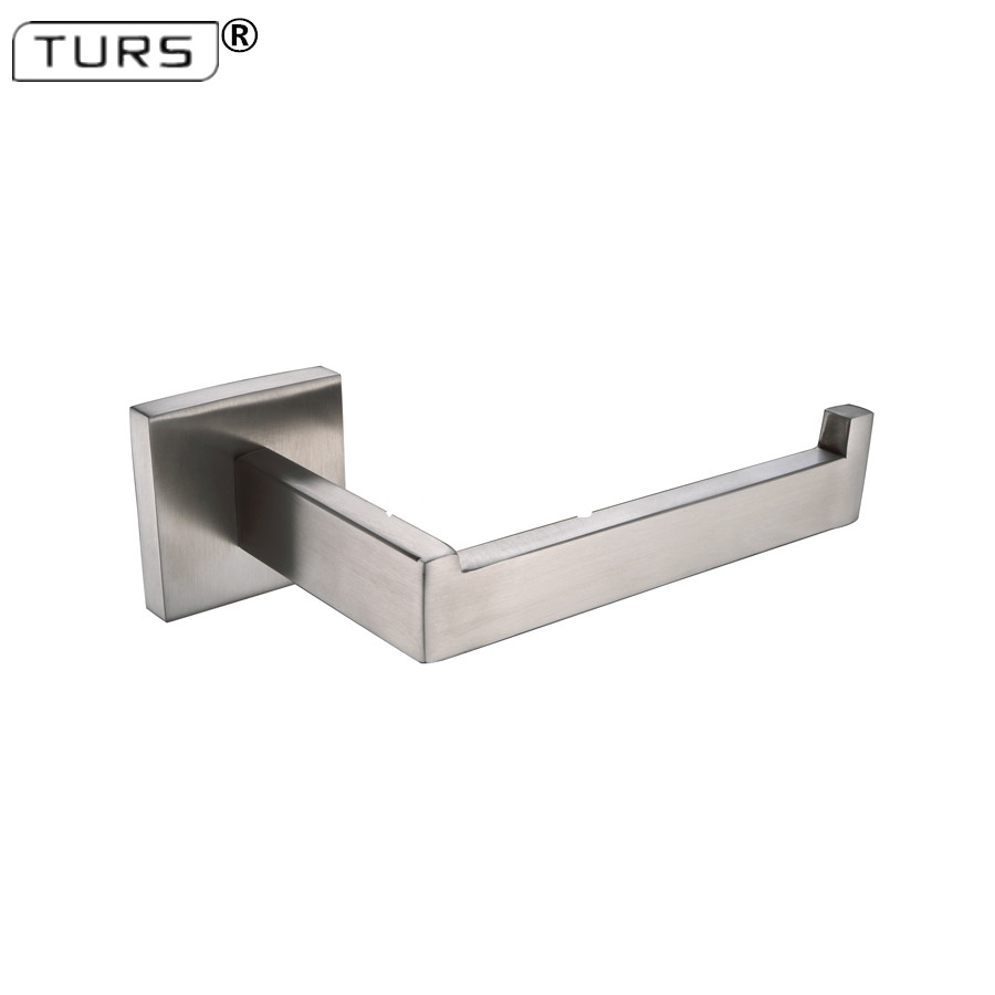 Brushed Finish SUS 304 Stainless Steel Bathroom Hardware Set Paper Holder Toothbrush Holder Towel Bar Bathroom Accessories: Paper Holder