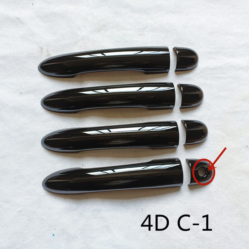 For Renault Clio 3 MK3 iii 2006 RS Accessories Door Handle Cover Trim Plastic Gloss Black: 4DC-1