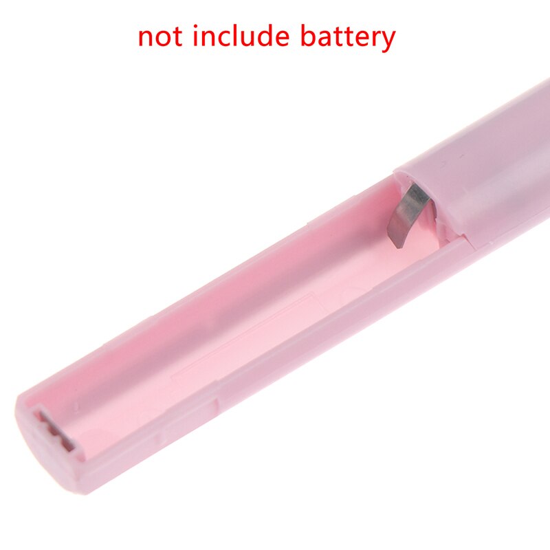 Mini 2 kleuren praktische elektrische gezichts- en wenkbrauwschaar, draagbare tondeuse, scheerapparaat voor vrouwen, verwijderaar van scheermesjes en epilator.