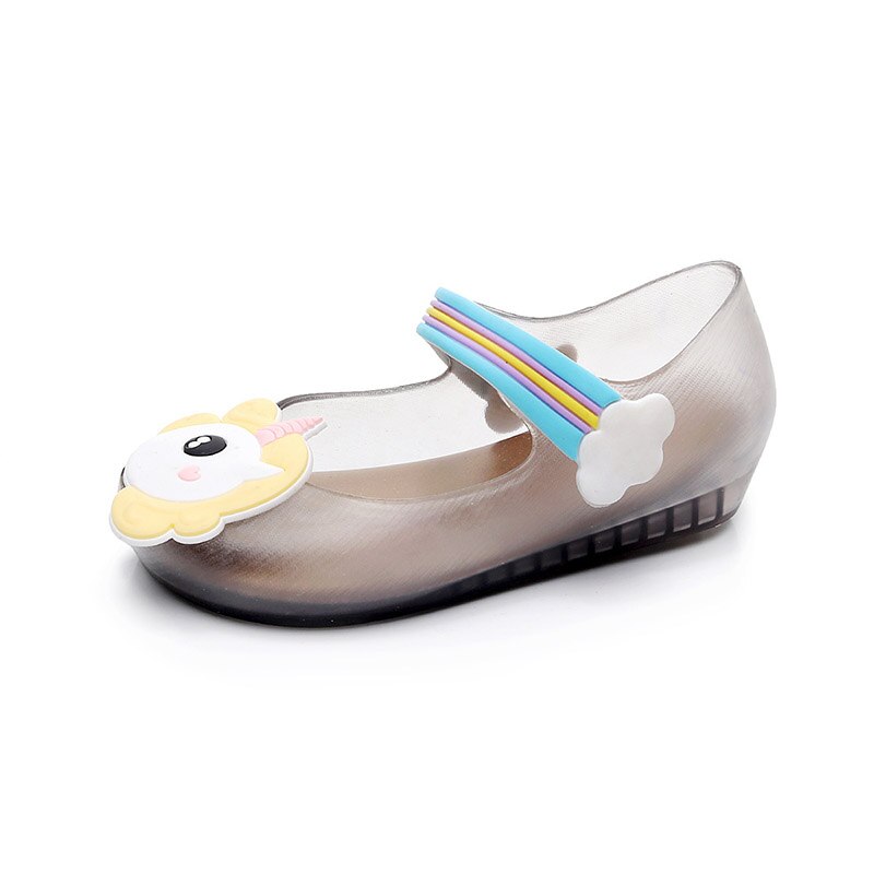 Xiaying Smile children Jelly shoes Style Summer Unicorn Rubber bottom baby boys girls casual comfortable kids sandals: Style 3 / 8