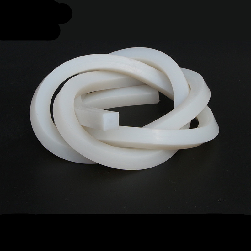 1Meter 5Mm X 5Mm/10Mm/15Mm/20Mm/30Mm Hoge temperaturen Massief Siliconen Rubber Afdichting Strip Afdichting