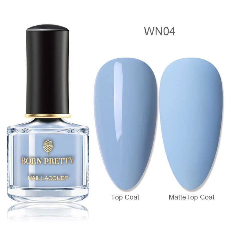 Born pretty neglelak forår sommer tema rosa guld sort hvid krom glitrende nail art lak 6ml til gør-det-selv manicuring: Wn04