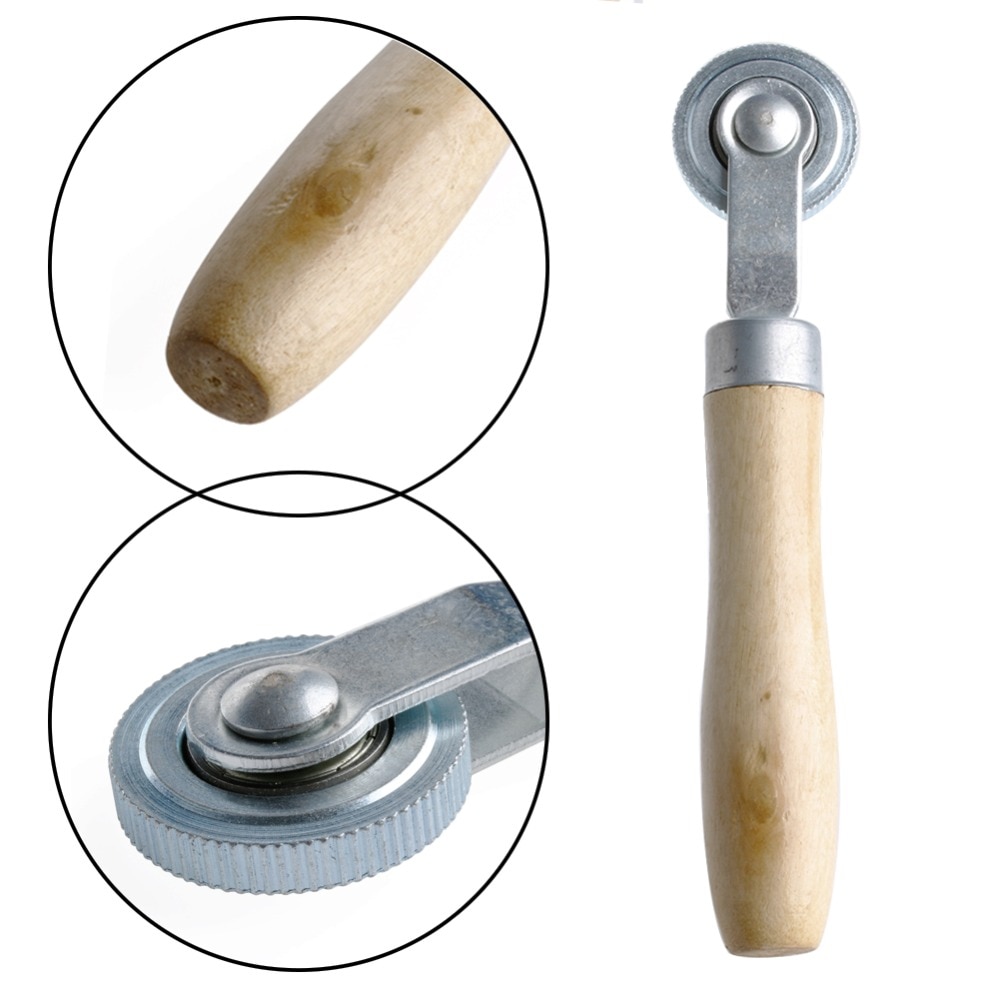 Qilejvs bil lastbil dæk reparation patch stitch hjul rulle punkteringsværktøj træhåndtag #kui