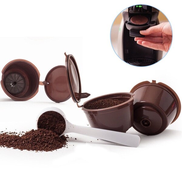 Reusable Dolce Gusto Coffee Capsule 3rd Plastic Refillable Dolce Gusto Coffee Capsule Fit for Nescafe Coffee Machine