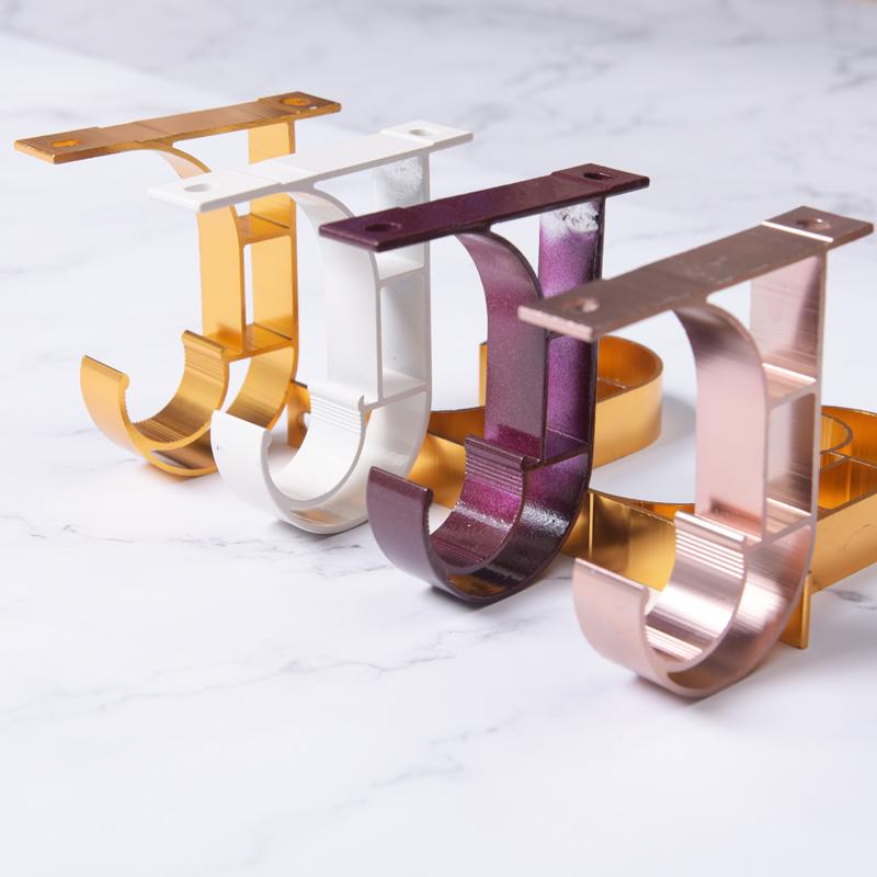 Ceiling mount the top frame double rod curtain rod bracket Rome bar means top bracket fitting mount bracket