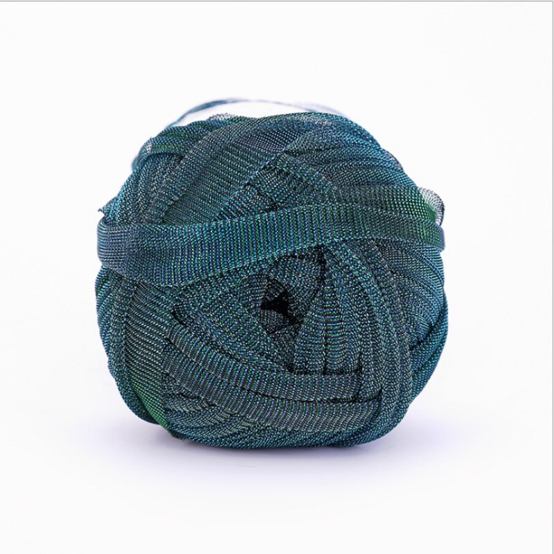 72m 100g/ metallic garen haakbal glanzend fonkelend t-shirt garen voor handgemaakt project: 01