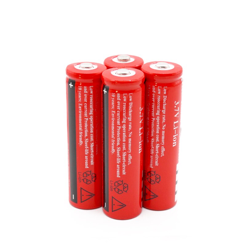 18650 battery 3.7V 6800mAh rechargeable liion battery for Led flashlight Torch batery litio battery+