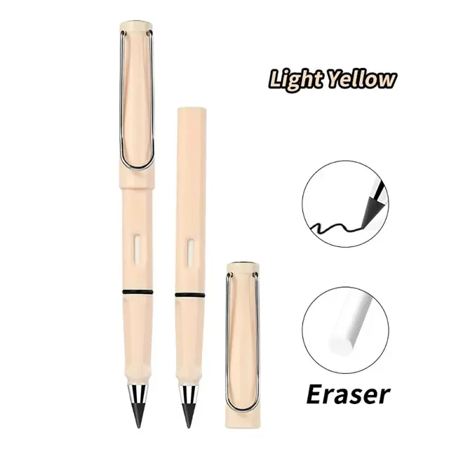 Eternal Pencil Unlimited Writing No Ink Pen Pencils for Writing Art Sketch Stationery Kawaii Pen School Supplies: green