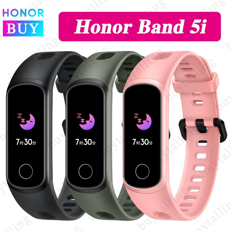 Huawei Honor Band 5i Smart Band Bloed Zuurstof Tracker Smartwatch Hartslag Tracker Sleep Tracker Muziek Controle Oproep Herinnering