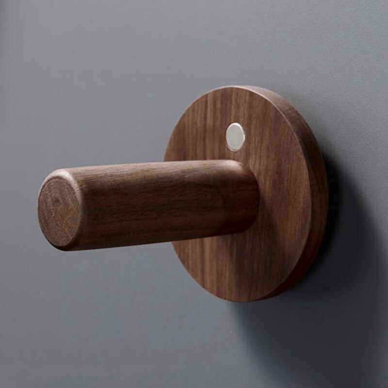 Soporte de pared para secador de pelo Dyson, soporte de madera maciza para secador de pelo, organizador de estante de baño