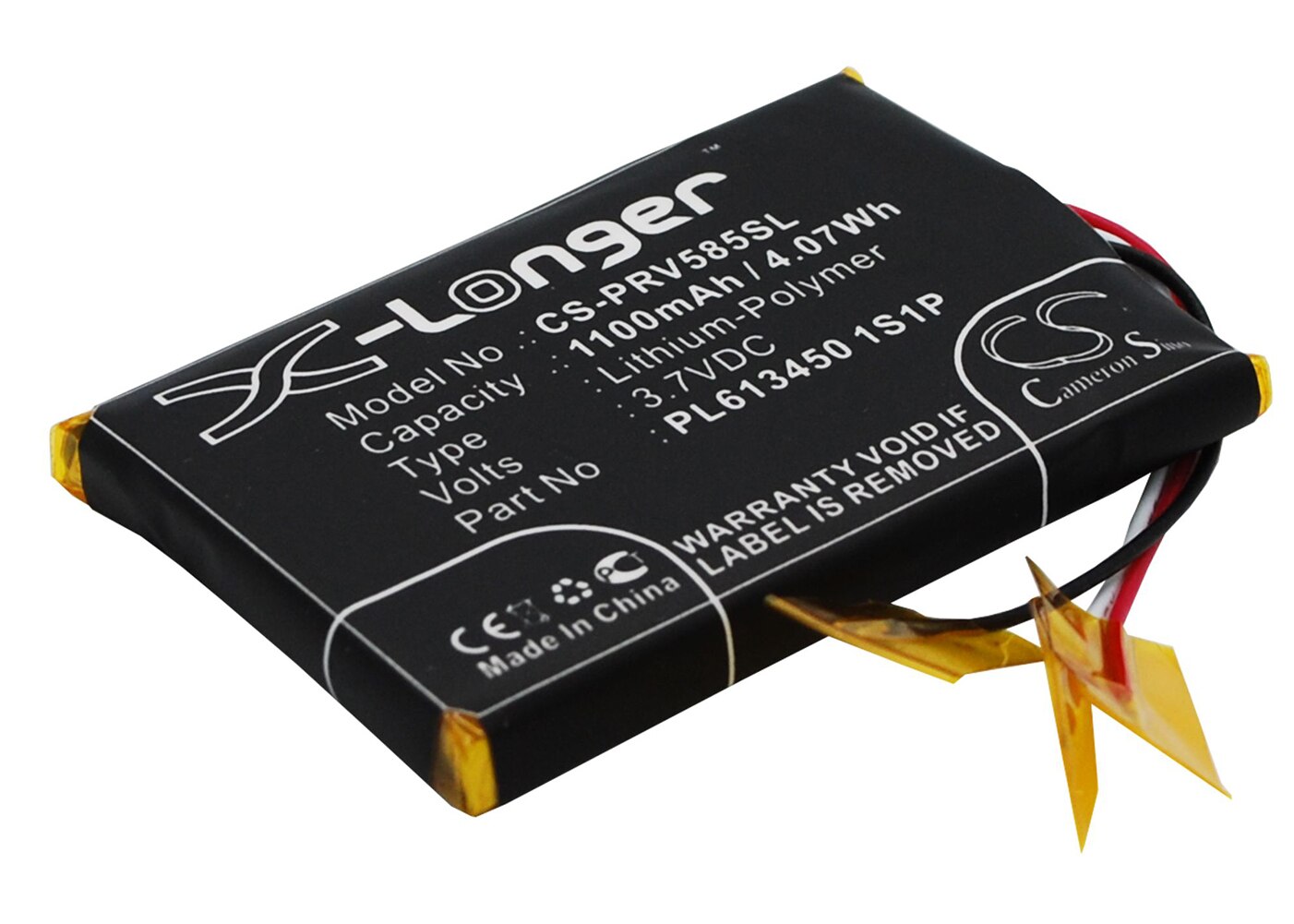Cameron sino 1100ma akku für prestigio geovision 5850 hddvr  pl613450 1 s 1p