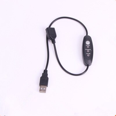 USB 5V-12V Temperature Controller Heater Thermostat 3-speed Adjustable 24W 45CM: Default Title