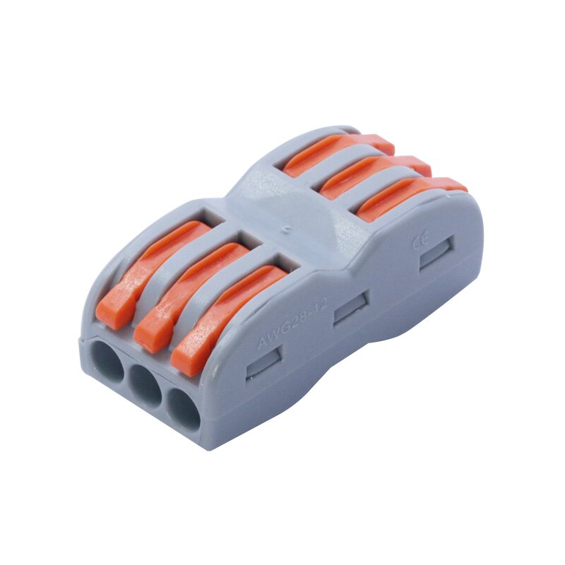 1PC SPL-2/3 Splitter Electronic Terminal Block Wire Connector Dual Conductor 2pin/3pin Cable Splice Adapter