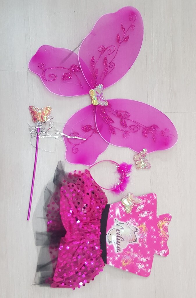 Skirted Butterfly Wing Set (4 Piece)